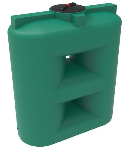 Пластиковая емкость ЭкоПром S 1500 (Зеленый)