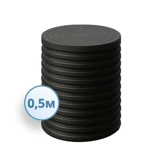 Колодец d460 h 500 с герметичным дном и крышкой