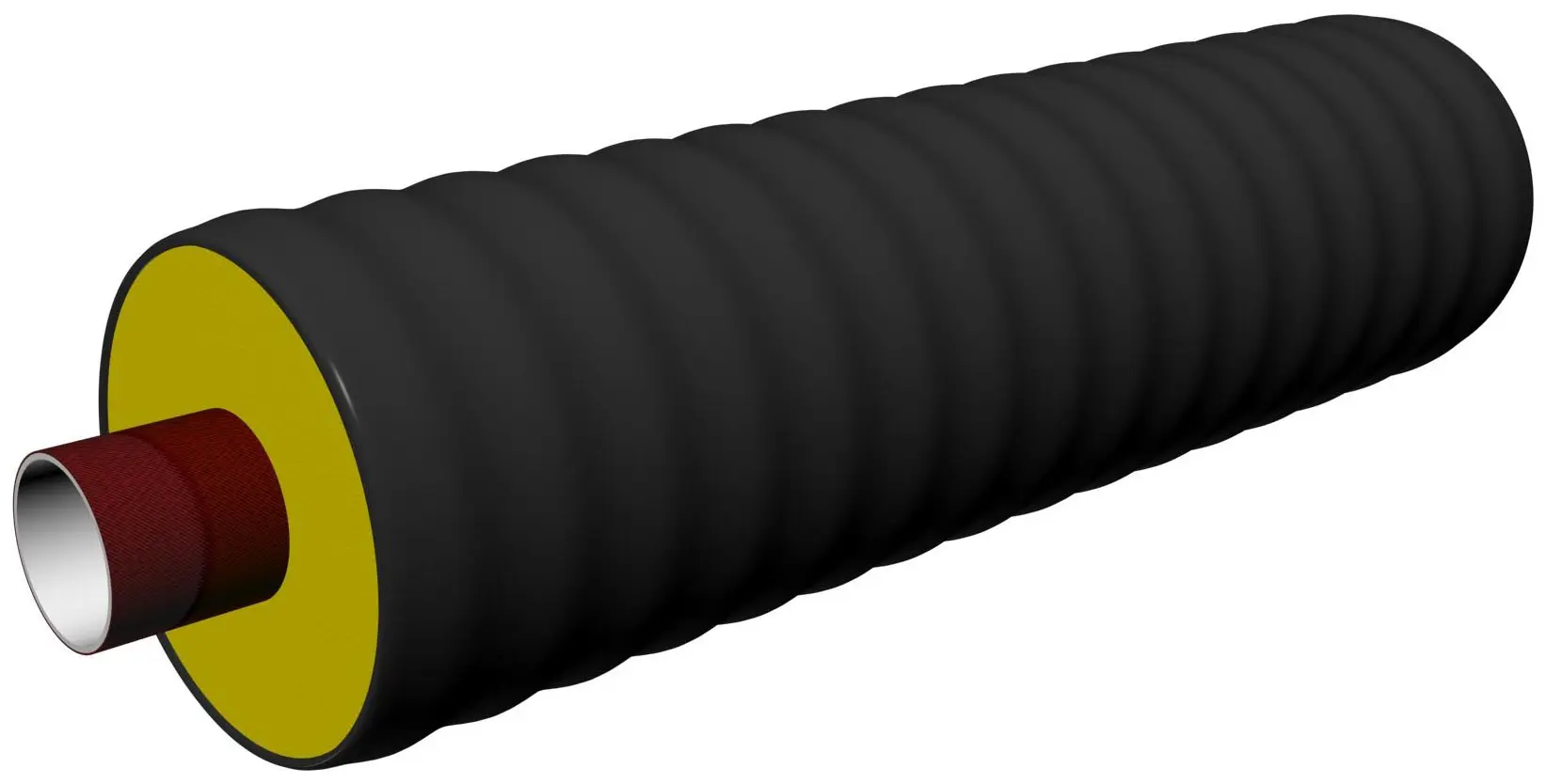 Труба ТВЭЛ-ПЭКС-К 125/180 (116х6,8) с армирующей системой, 10 бар