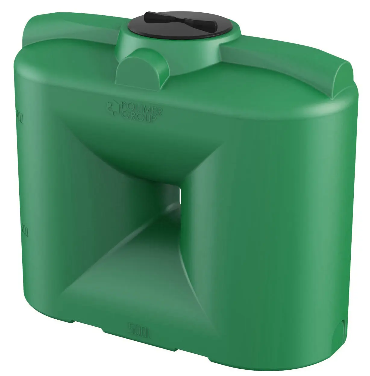 Пластиковая емкость S-500 (Зеленый)