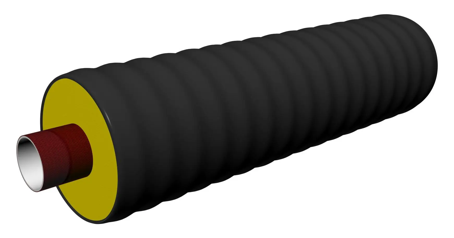Труба ТВЭЛ-ПЭКС-К  90/140 (84х6,0) с армирующей системой, 10 бар
