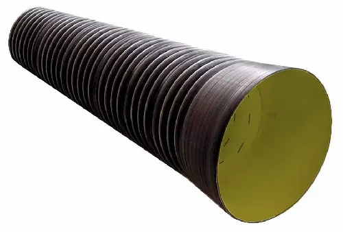 (ПЕРФОРАЦИЯ) Труба гофрированная ATL Pe sn8  466/400 6м с раструбом 0