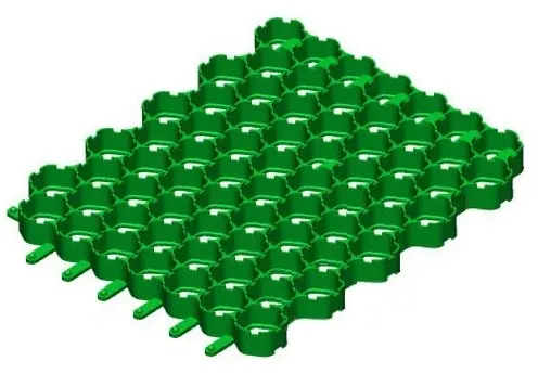 Решетка газонная Gidrolica Eco Normal РГ-53.43.3,5-пластиковая зеленая (609)