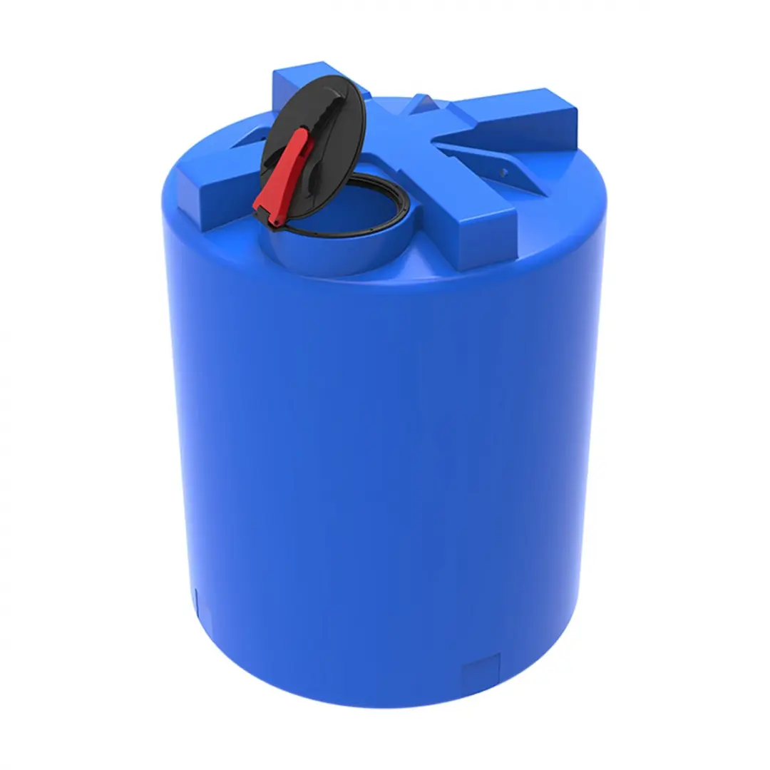 Пластиковая емкость ЭкоПром T 3000 с откидной крышкой (Синий)