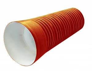 Труба PP SN14 575/500 6м с раструбом (рыжая) 0