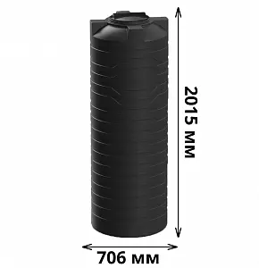 Вертикальная емкость N-700 (черный) 1