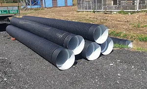 Труба ПЭ SN8  630/535 6м с раструбом 13