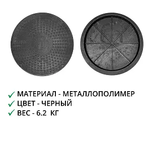Дно-крышка d695 FD, черная 3