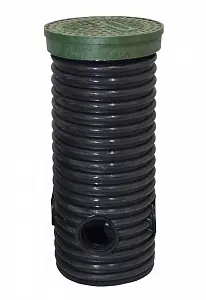 Дренажный колодец d340 h1500 с крышкой (отводы 160 мм) 0