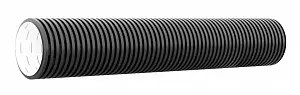 Труба гофрированная SN8 160/136 6м с раструбом (ПЕРФОРАЦИЯ) 1