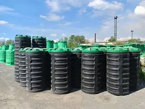 Цельнолитой колодец Мультпласт 1,5 м с крышкой 4