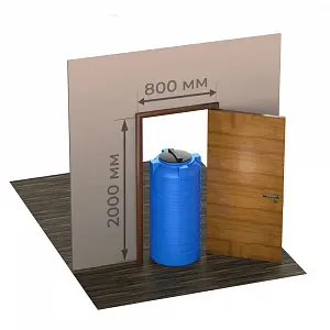 Вертикальная емкость N-300 (черный) 7