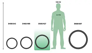  Труба ПЭ sn6  500/427 6м с раструбом 5