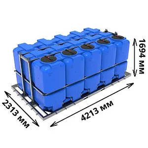Кассета ЭкоПром ST 10000 л (5х2000) (Синий) 1
