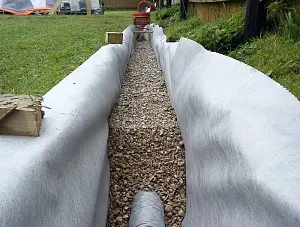 Геотекстиль 150 гр/м2 (рулон 5,0м х 50м, 250м2, цвет, ПЭ, каландр), Комитекс ГЕО СТАНДАРТ 15