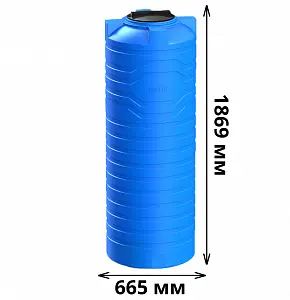 Вертикальная емкость N-600 (синий)
