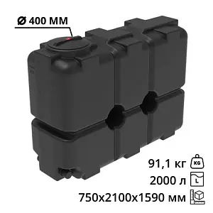 Кассета ЭкоПром ST 10000 л (5х2000) (Черный) 5