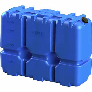 Пластиковая прямоугольная емкость RТ-2000 (Синий) 0