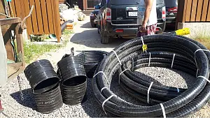 Муфта для гофр. трубы  400/343 2