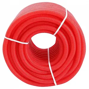Труба защитная двустенная ПНД/ПВД d110 (50м), красная
