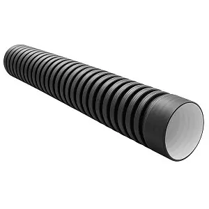 Труба ПЭ SN8  200/171 6м с раструбом 2