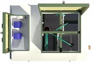 Автономная канализация ТОПАС 20 (с двумя компрессорами)