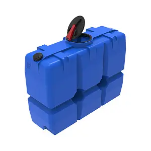 Пластиковая емкость ЭкоПром SK 2000 с откидной крышкой (Синий) 0