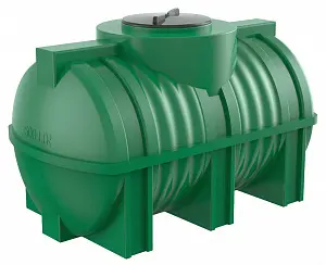 Пластиковая емкость горизонтальная G-500 (Зеленый) 0