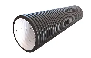 (ПЕРФОРАЦИЯ) Труба гофрированная sn6 500/427 6м с раструбом 2