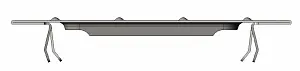 Решетка водоприемная Gidrolica Standart РВ-10.13,6.100-штамп. стальная нержавеющая, кл. А15 (503) 2
