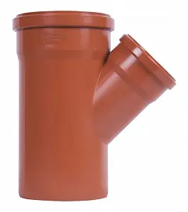 Тройник 45 град., 315х200 РЫЖАЯ нар.канализация 1