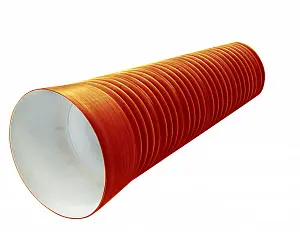Труба PP sn16 340/300 6м с раструбом (рыжая) 0