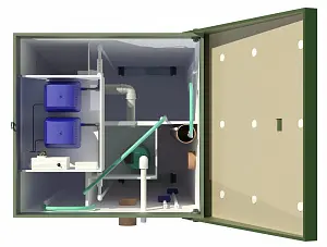 Автономная канализация ТОПАС 9-П (с двумя компрессорами)