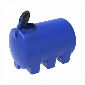Пластиковая емкость ЭкоПром H 8000 с откидной крышкой (Синий) 0