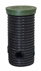 Дренажный колодец d368 h1500 с зеленой крышкой (отводы 200 мм) 0