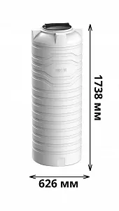 Вертикальная емкость N-500 (белый)