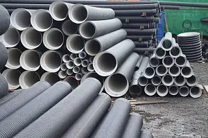(ПЕРФОРАЦИЯ) Труба гофрированная sn6 500/427 6м с раструбом 8