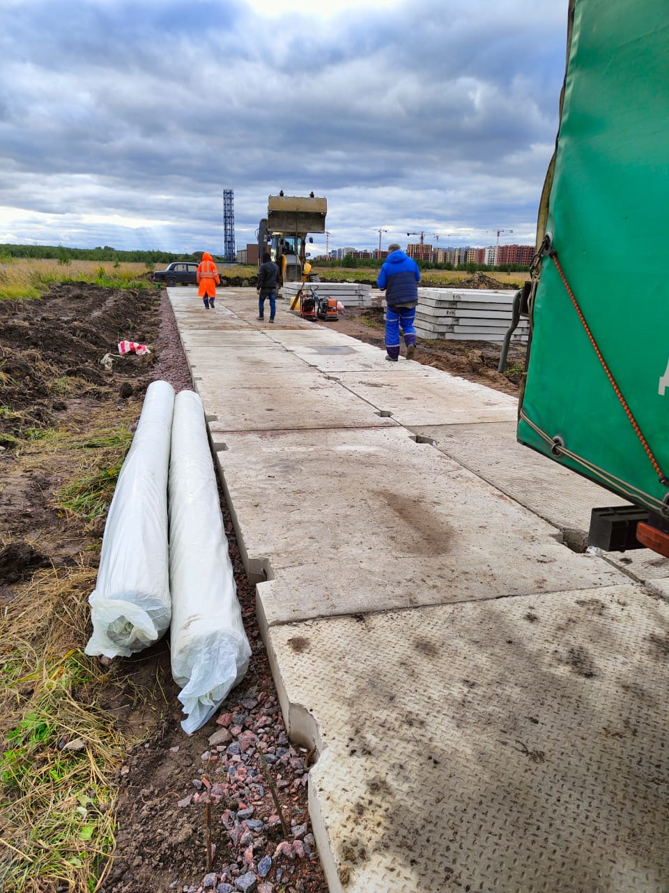 Геотекстиль 200 гр/м2 (рулон 4,5м х 50м, 225м2, цвет, ПЭ, каландр), Комитекс ГЕО СТАНДАРТ 3