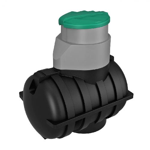 Пластиковая емкость ЭкоПром подземная U 1250 oil (Черный)