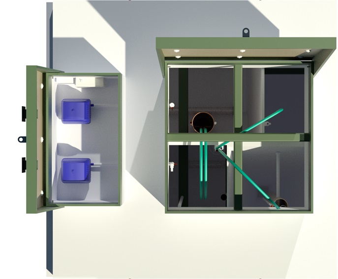 Автономная канализация ТОПАС 30-П (с двумя компрессорами) 1