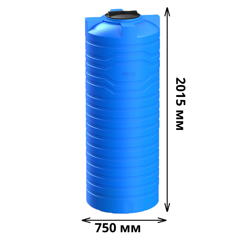 Вертикальная емкость N-800 (синий) 1