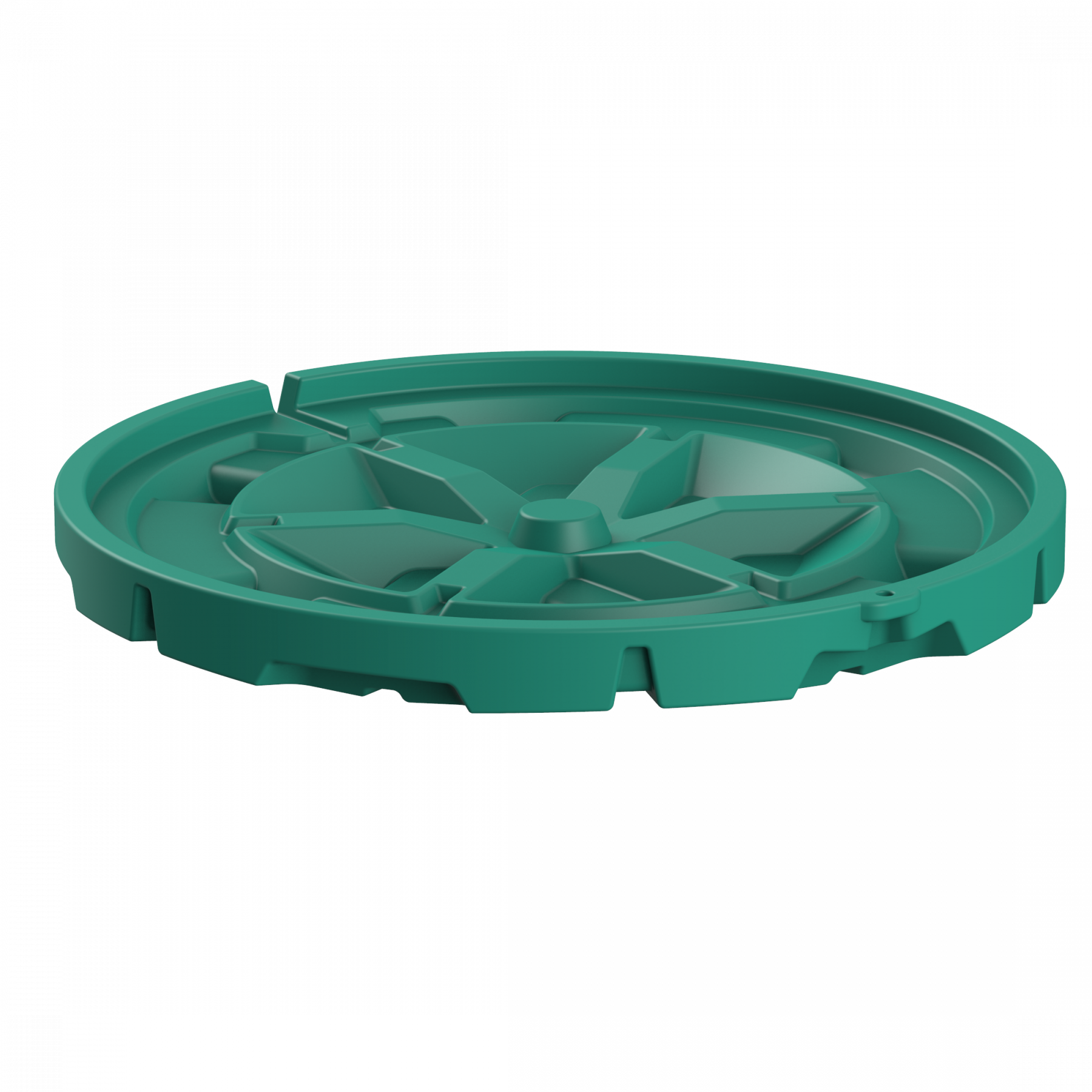 Крышка колодца Роса-2 Эконом (зеленый) 1