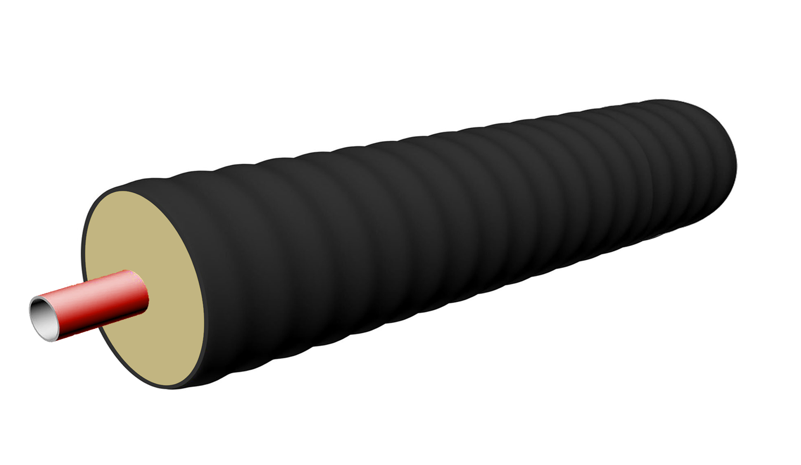 Труба Изоком-К 40/ 90 (40,0х4,0) Pex-A с армирующей системой, 10 бар