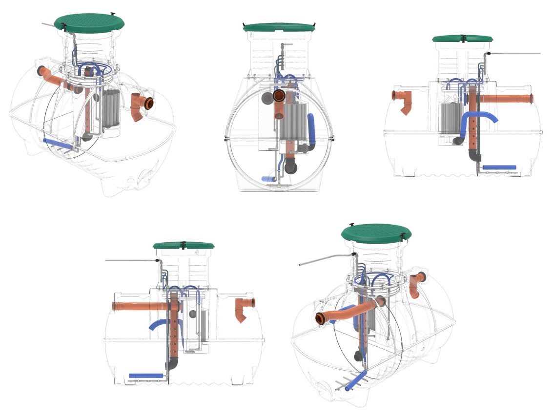 Септик Rostok Ground 6 Pro с горловиной 600 мм - PR (с дренажным насосом) 4