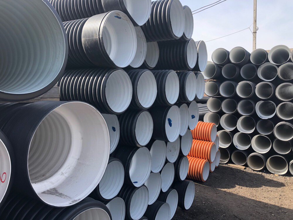 Труба гофрированная SN8 230/200 6м, с раструбом (рыжая) 9