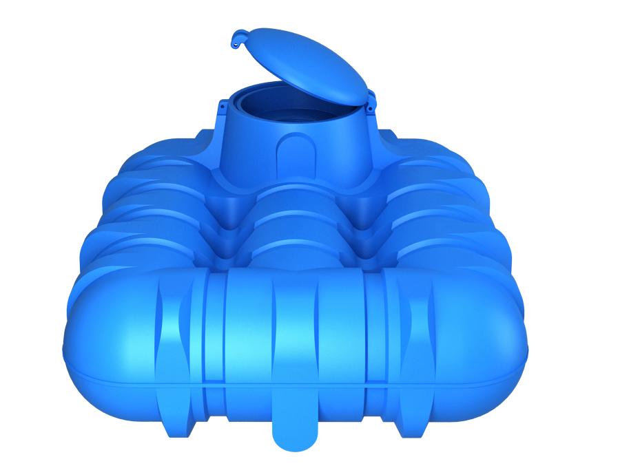 Пластиковая емкость ЭкоПром подземная R 3000 (Синий) 1