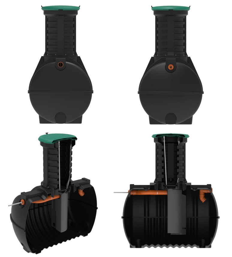 Септик Rostok Ground 8 Pro с горловиной 1000 мм - PR (с дренажным насосом) 2