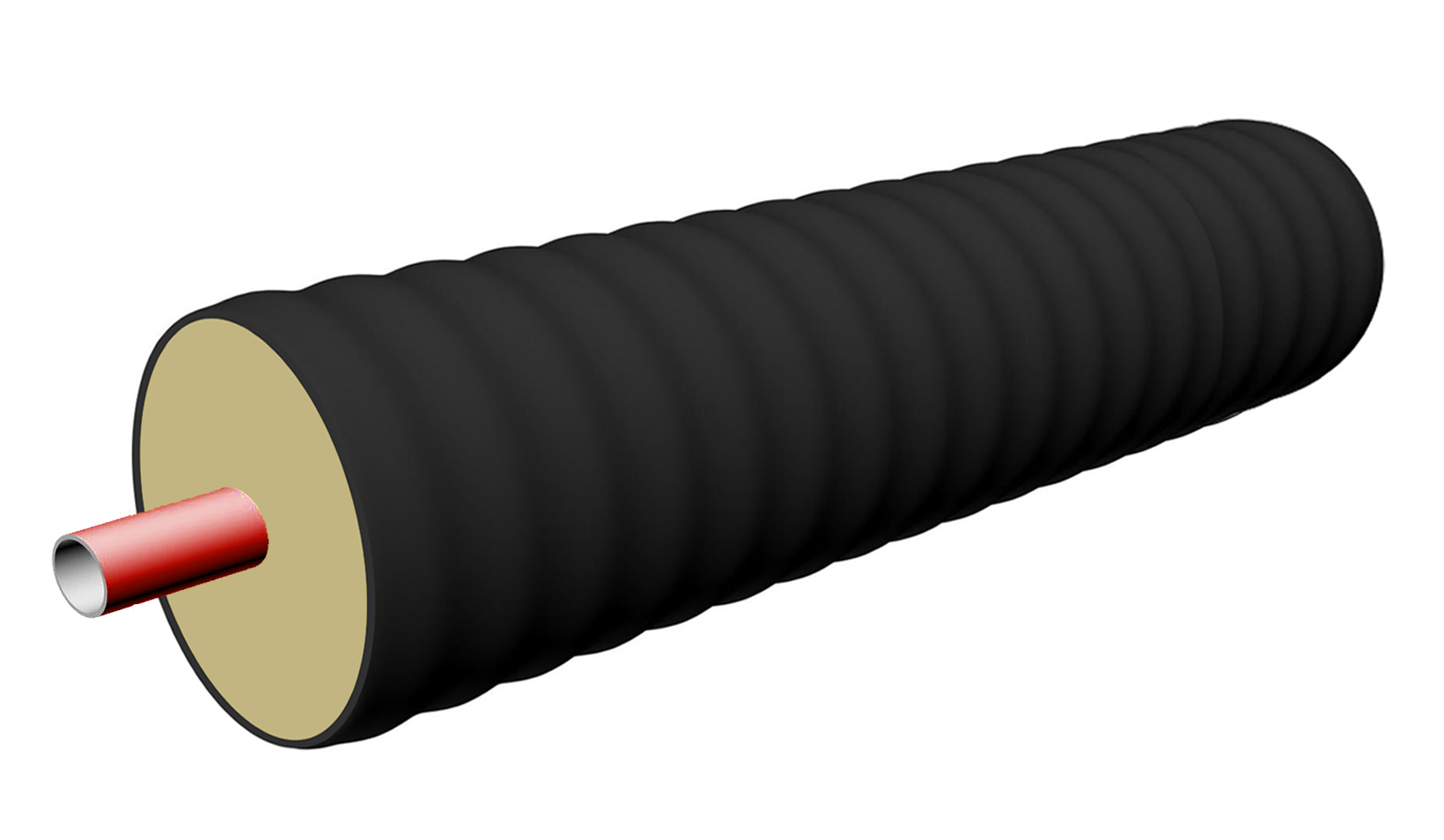 Труба Изоком-К 40/125 (40,0х4,0) Pex-A с армирующей системой, 10 бар