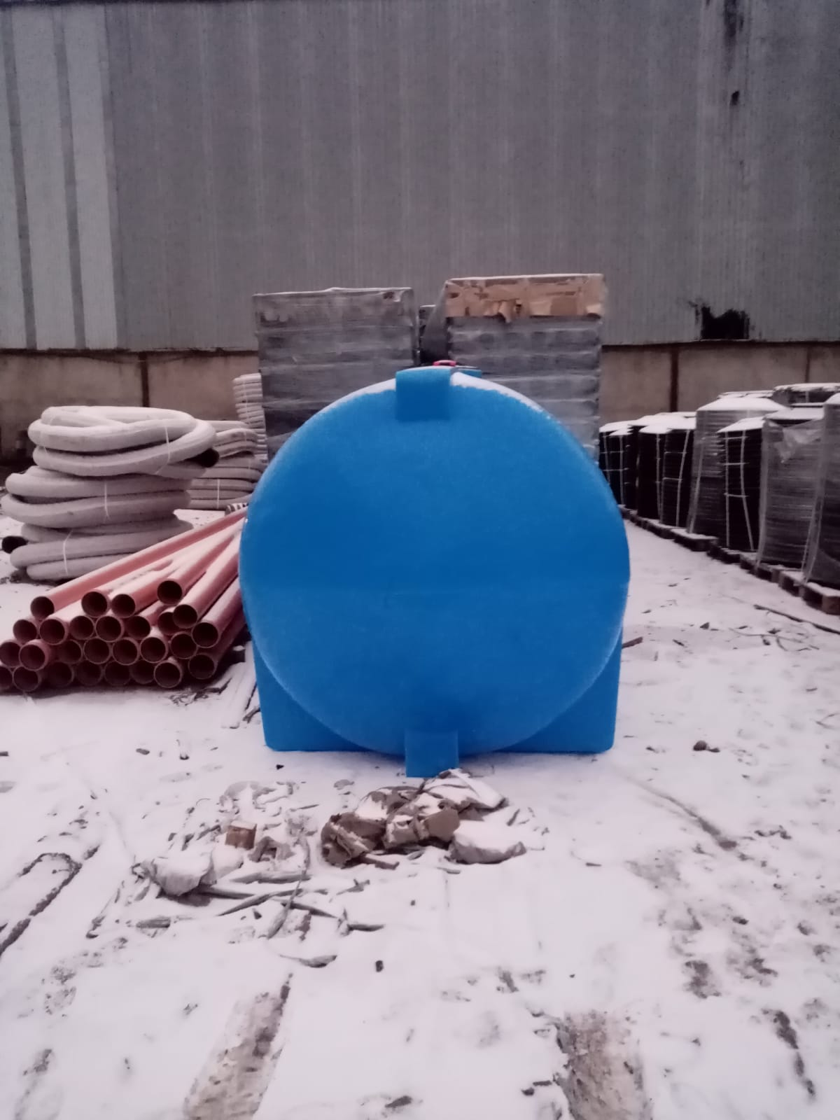 Пластиковая емкость ЭкоПром H 8000 под плотность до 1,5 г/см3 (Синий) 4