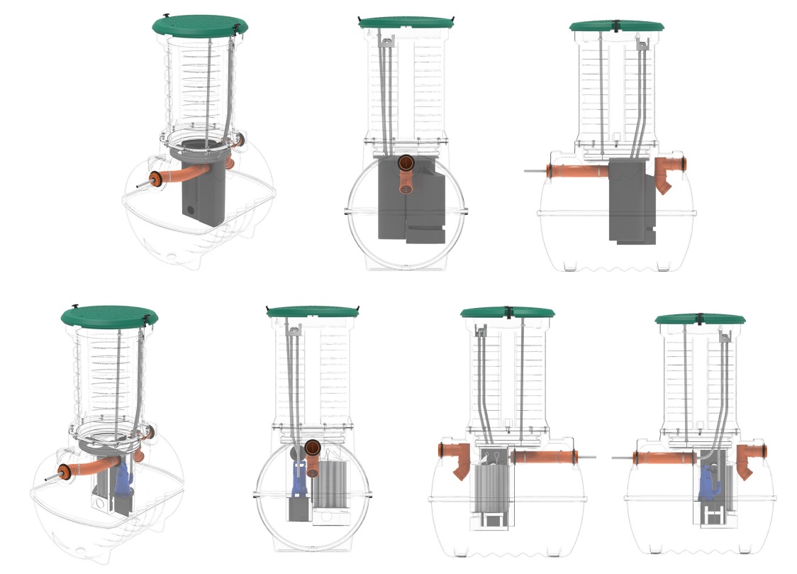Септик Rostok Ground 3 Pro с горловиной 1000 мм - PR (с дренажным насосом) 3